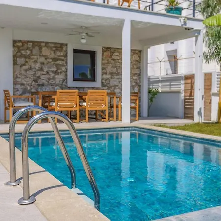Traditional Seaside Stone With Private Pool Villa Bodrum